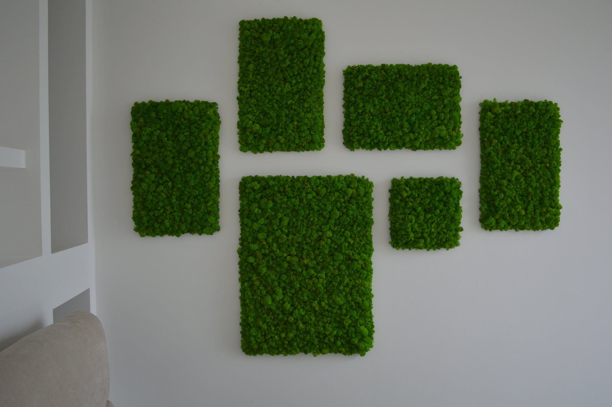 Pannello a parete licheni stabilizzati light green – ELGREN