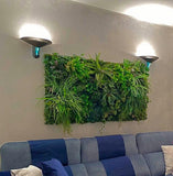Panneau artificiel vert vertical pour intérieur