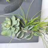 Pannello decorativo con piante - Vaso a parete in resina