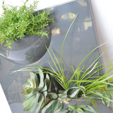 Decorative panel with plants - Resin wall vase