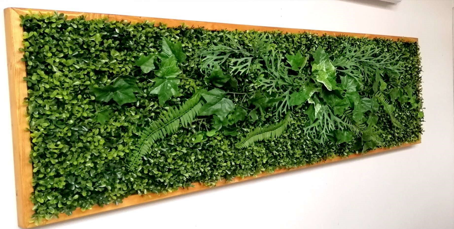 Wellhome Pannello di siepe verticale artificiale per decorazione di interni ed esterni design moderno con foglie verdi 100x100cm Verde| Bricoinn Wellhome Pannello di siepe verticale artificiale per decorazione di interni ed esterni design moderno con foglie verdi 100x100cm Verde| Bricoinn