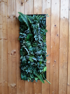 Plant painting for interiors - black frame