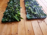 Plant painting for interiors - black frame