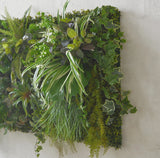 Panneau artificiel vert vertical pour intérieur